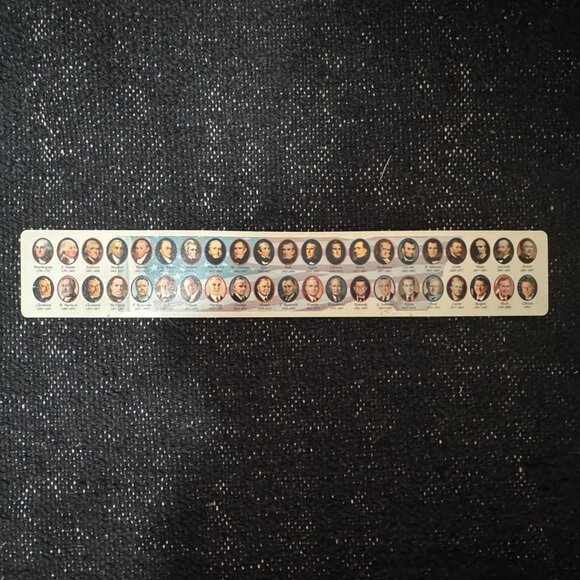 American Discovery Presidents of the United States Flexible Ruler, Circa 1999 - Picture 9 of 10